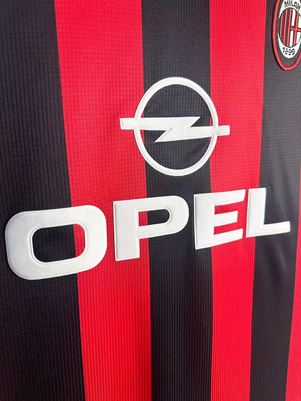 1997-1998  Retro  AC Milan Home   jersey