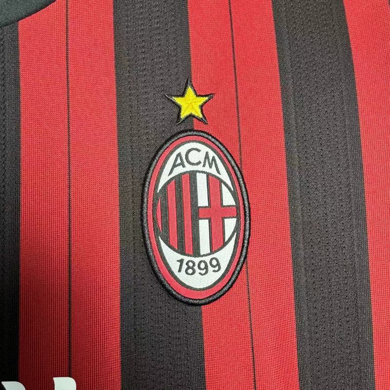 2013-2014  Retro  AC Milan   Home long sleeves  jersey