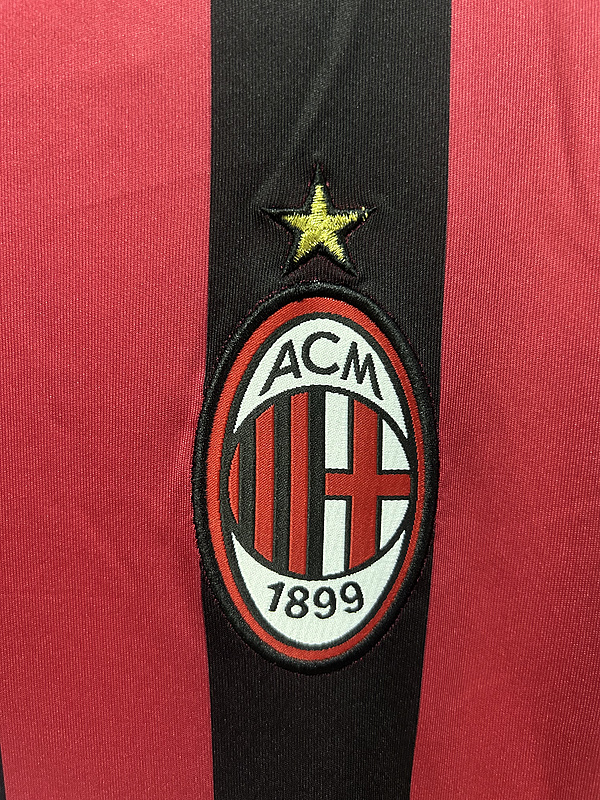 2009-2010  Retro  AC Milan   Home long sleeves  jersey