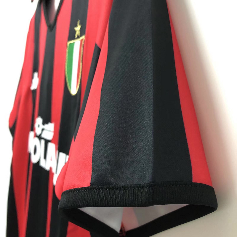 1988-1989  Retro  AC Milan Home   jersey