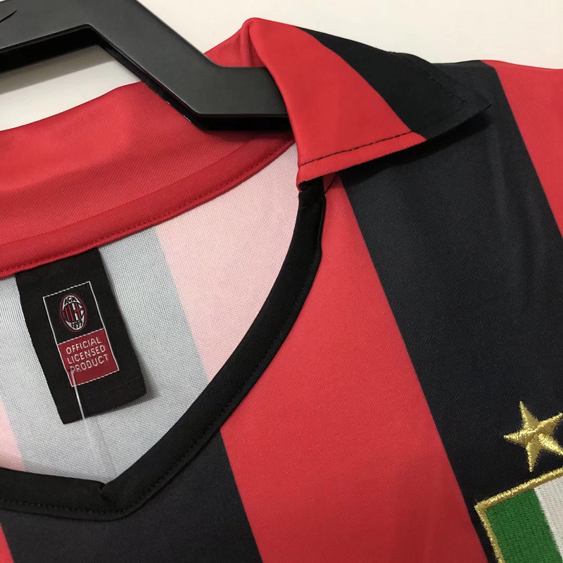 1988-1989  Retro  AC Milan Home   jersey
