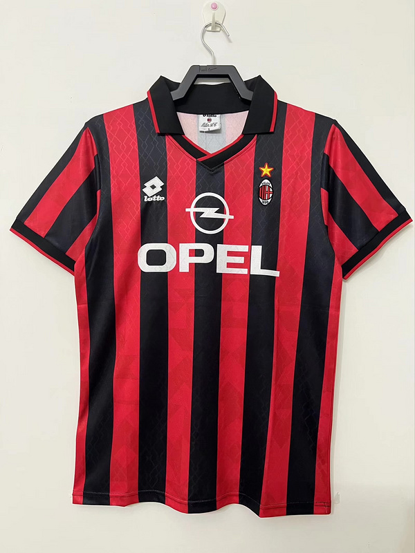 1995-1996  Retro  AC Milan Home   jersey