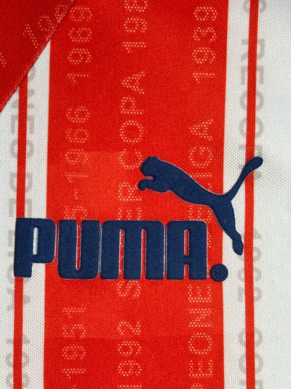 1995-1996  Retro  Atletico Madrid Home  jersey
