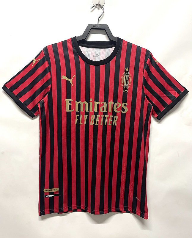 1989-2019  Retro  AC Milan Home   jersey 120th Anniversary Edition