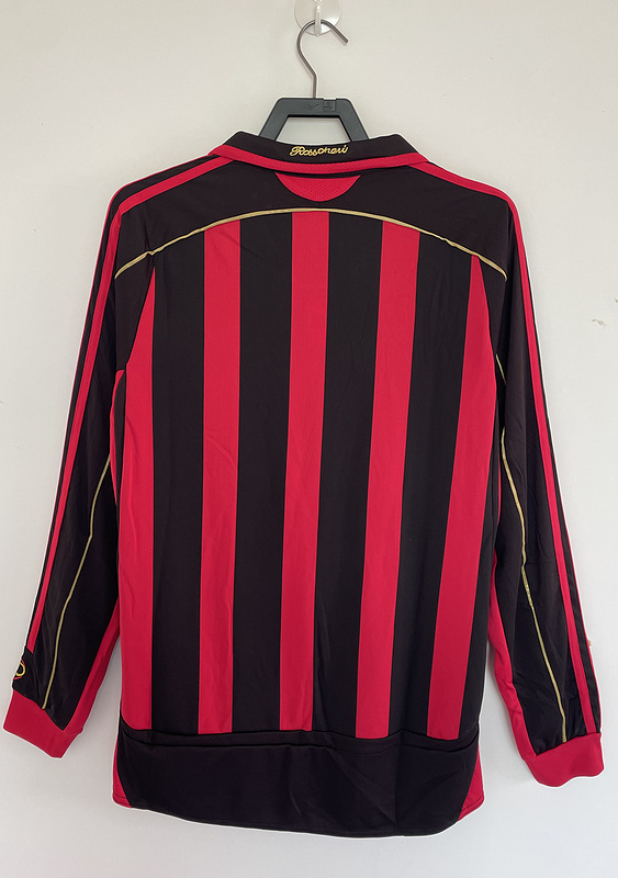 2006-2007  Retro  AC Milan   Home long sleeves  jersey