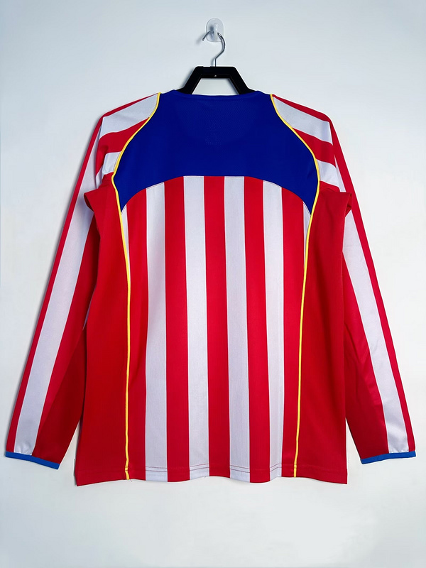 2004-2005  Retro  Atletico Madrid  Home long sleeves  jersey