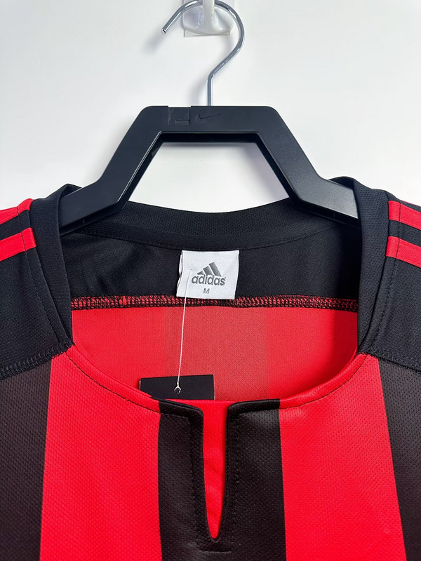 2003-2004  Retro  AC Milan Home   jersey