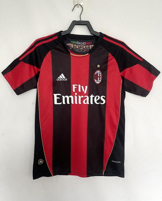 2010-2011  Retro  AC Milan Home  jersey