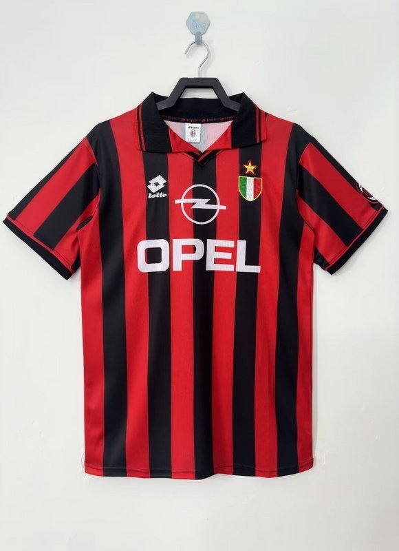 1996-1997  Retro  AC Milan Home   jersey
