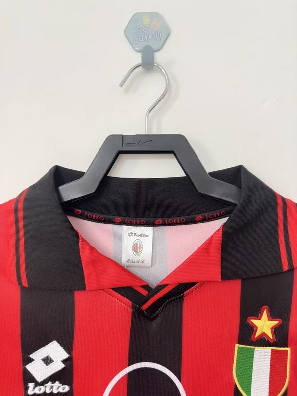 1996-1997  Retro  AC Milan Home   jersey