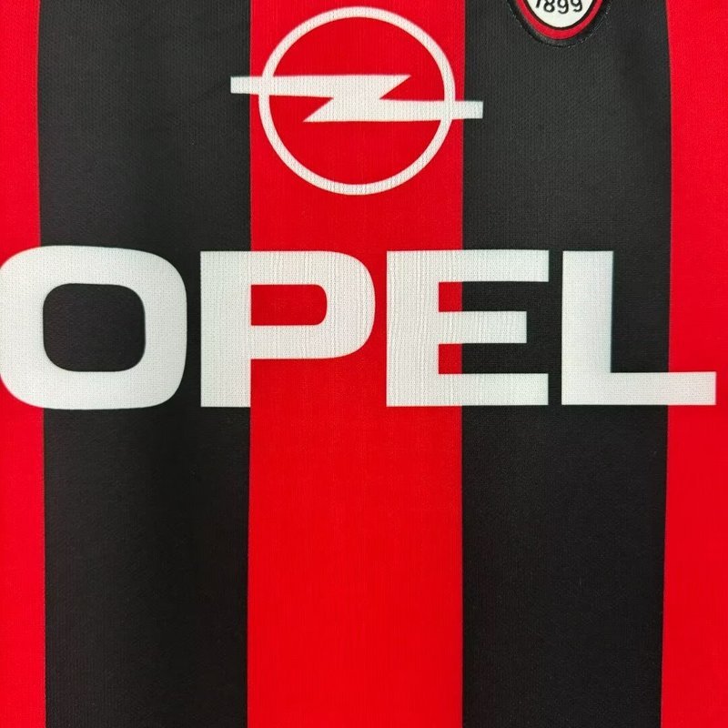 2000-2002  Retro  AC Milan Home   jersey
