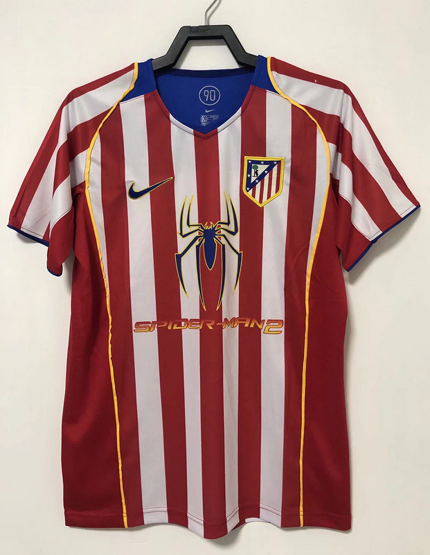 2004-2005  Retro  Atletico Madrid Home  jersey