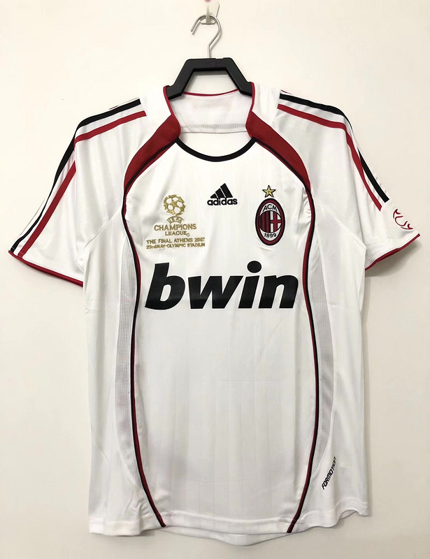 2006-2007  Retro  AC Milan Away  jersey UEFA Champions League version