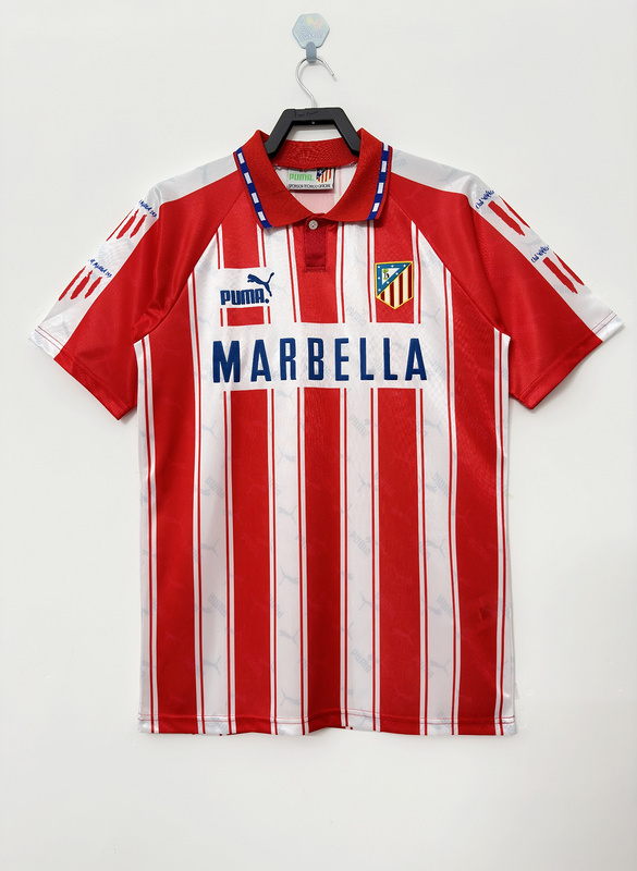 1994-1995  Retro  Atletico Madrid Home  jersey