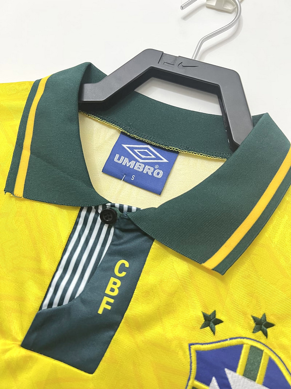 1991-1993  Retro  Nation  Brazil  Home  jersey