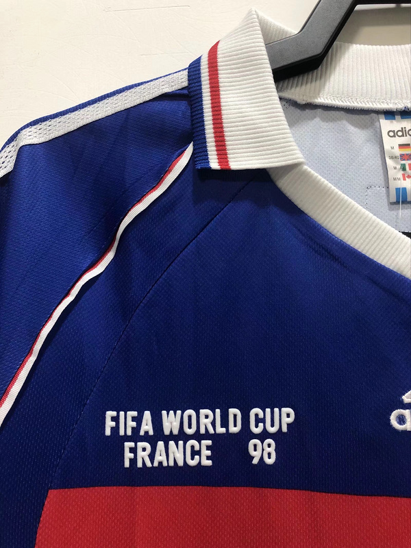World cup  1998  Retro  Nation  France  Home  jersey