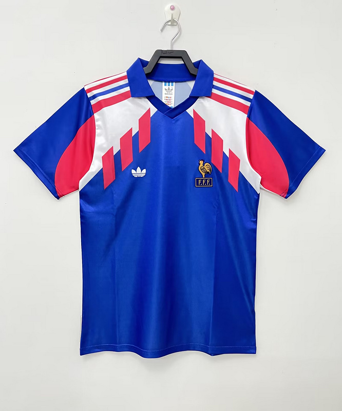 1990 World Cup   Retro  Nation  France  Home  jersey