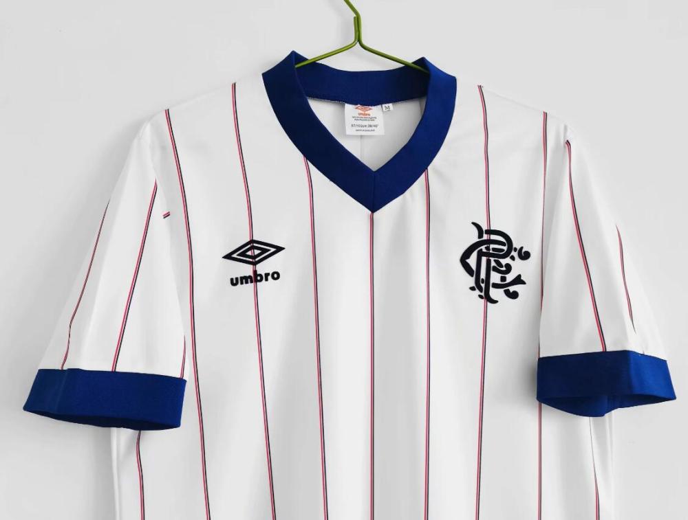 1982-1983   Retro Glasgow  Rangers F.C  Away   jersey
