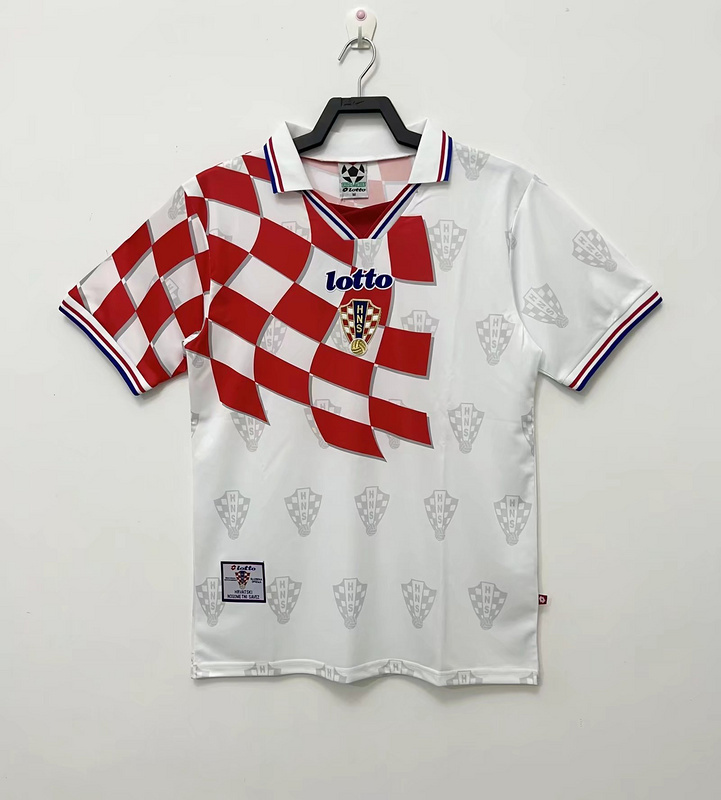 1998 Retro  Nation  Croatia  Home  jersey