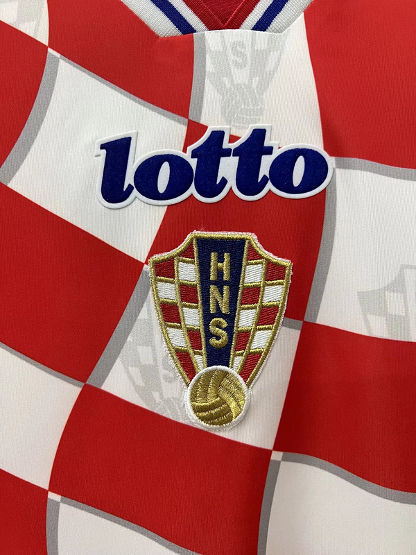 1998 Retro  Nation  Croatia  Home  jersey
