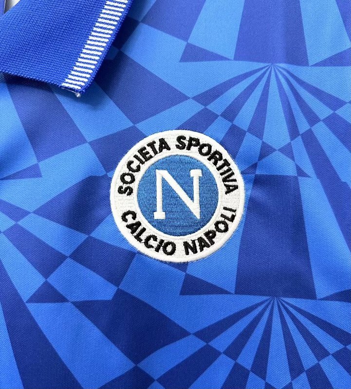 1991-1993 Retro Naples  Home  jersey