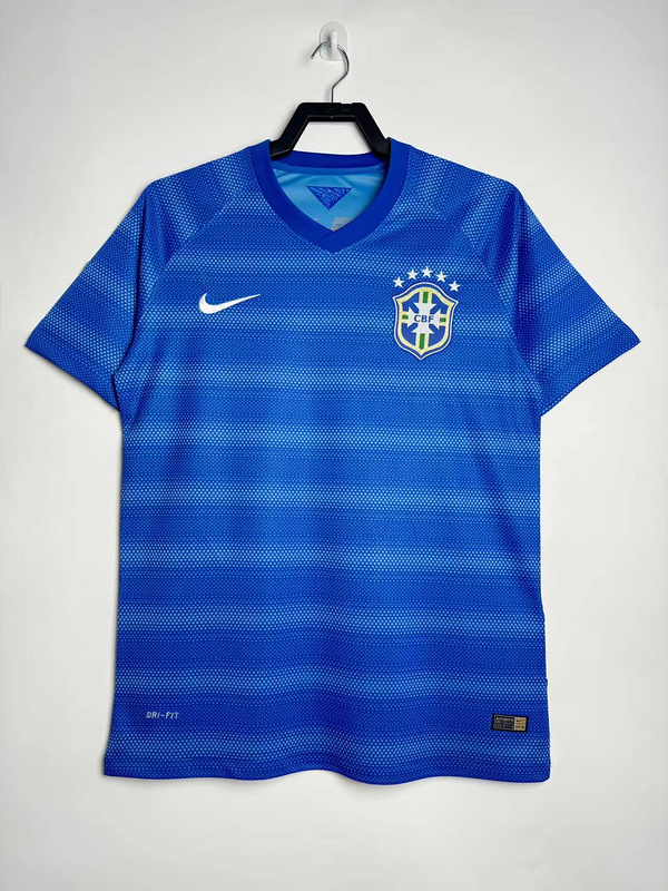2014  Retro  Nation  Brazil  Away  jersey
