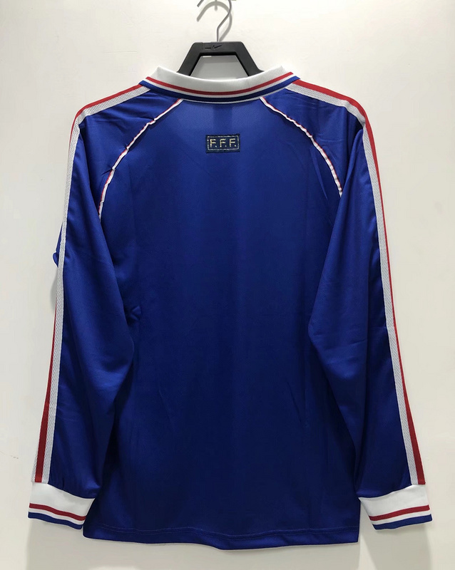 1998  Retro  Nation  France  Home long sleeves  jersey