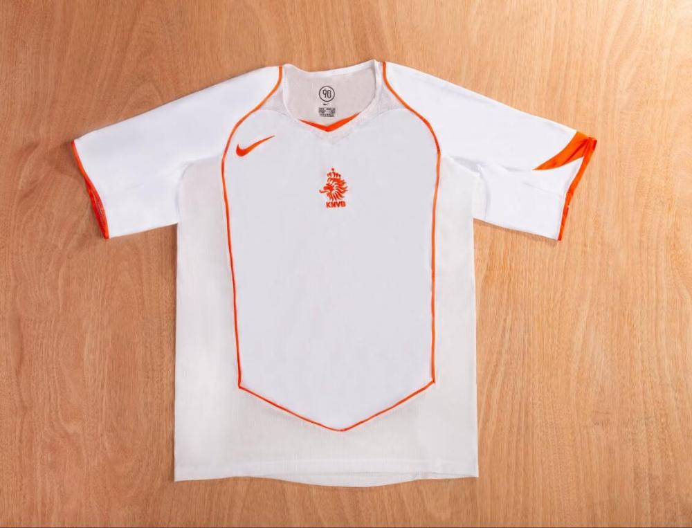 2004  Retro  Nation  Netherlands  Away  jersey  no  number
