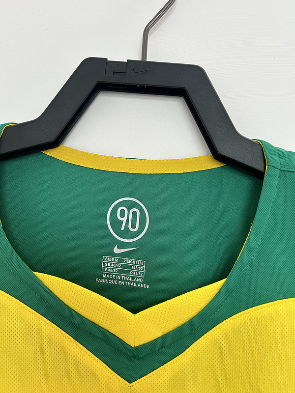 2004  Retro  Nation  Brazil  Home  jersey