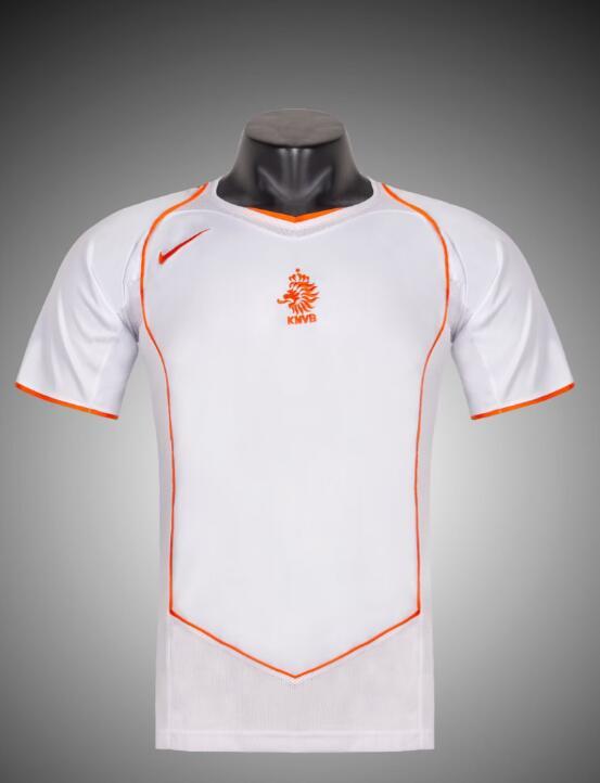 2004  Retro  Nation  Netherlands  Away  jersey  no  number