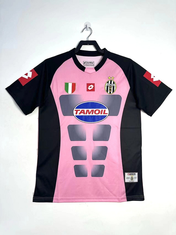 2002-2003  Retro Juventus  Away balck/pink color  jersey