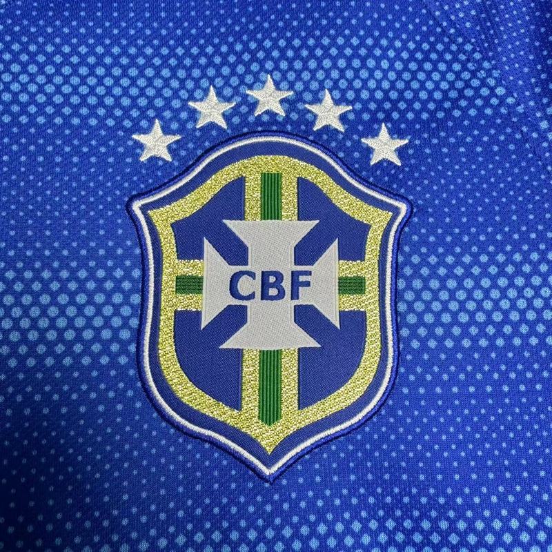 2014  Retro  Nation  Brazil  Away  jersey