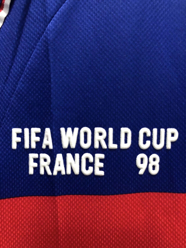 1998  Retro  Nation  France  Home long sleeves  jersey