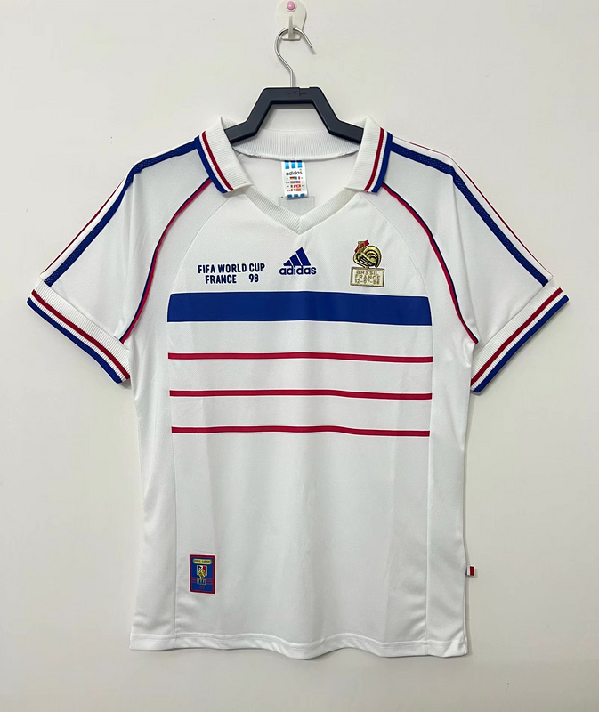 1998  Retro  Nation  France  Away  jersey