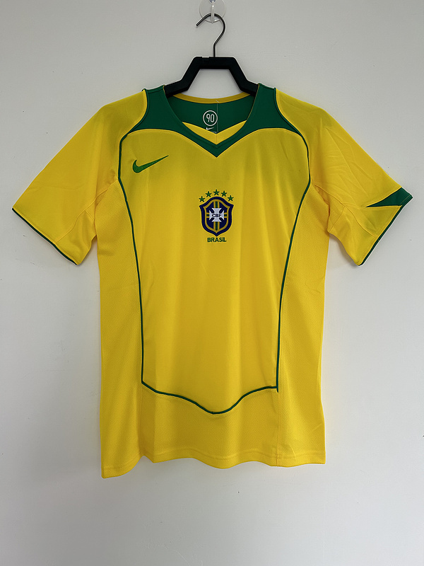 2004  Retro  Nation  Brazil  Home  jersey