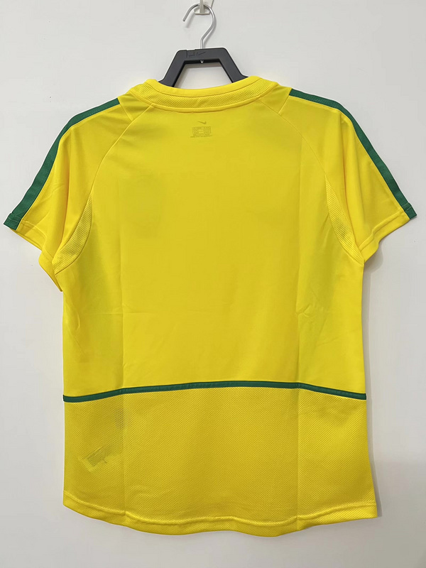 2002  Retro  Nation  Brazil  Home  jersey