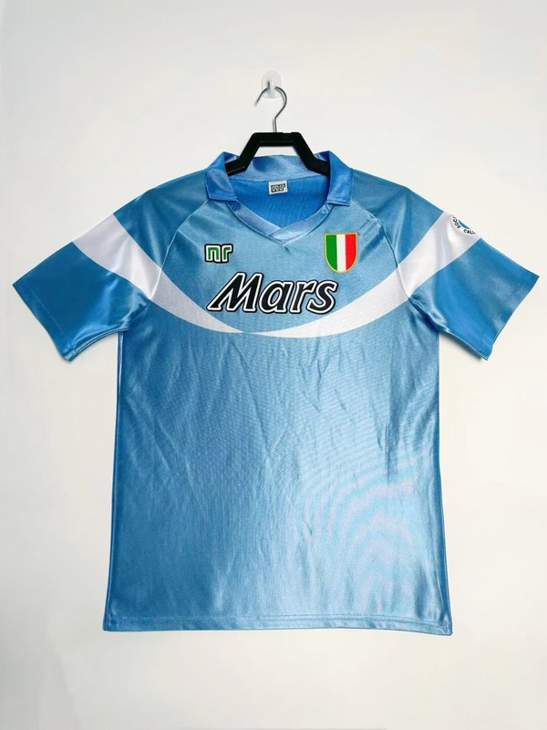 1990-1991 Retro Naples  Home  jersey