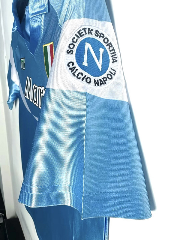 1990-1991 Retro Naples  Home  jersey