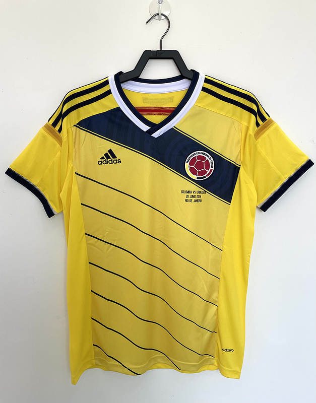 2014  Retro  Nation  Colombia  Home  jersey