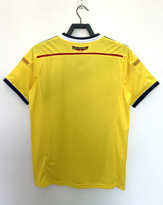 2014  Retro  Nation  Colombia  Home  jersey