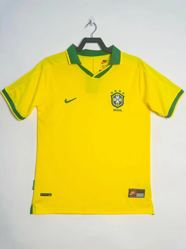 1997  Retro  Nation  Brazil  Home  jersey