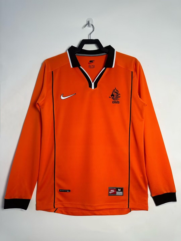 1998  Retro  Nation  Netherlands  Home long sleeves  jersey