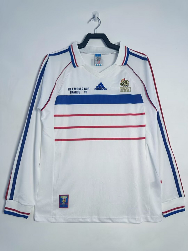 World cup 1998  Retro  Nation  France  Away  long sleeves  jersey
