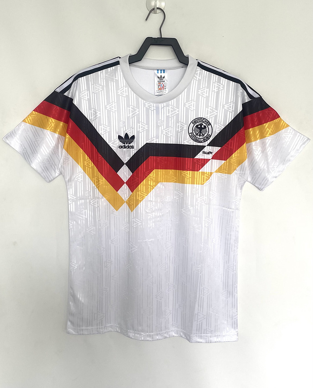 1990 Retro  Nation  Germany  Home  jersey