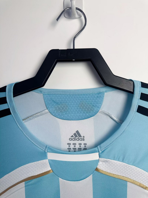 2006-2007 Retro  Nation  Argentina  Home long sleeves   jersey