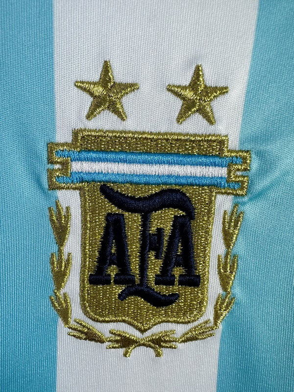 2006-2007 Retro  Nation  Argentina  Home long sleeves   jersey
