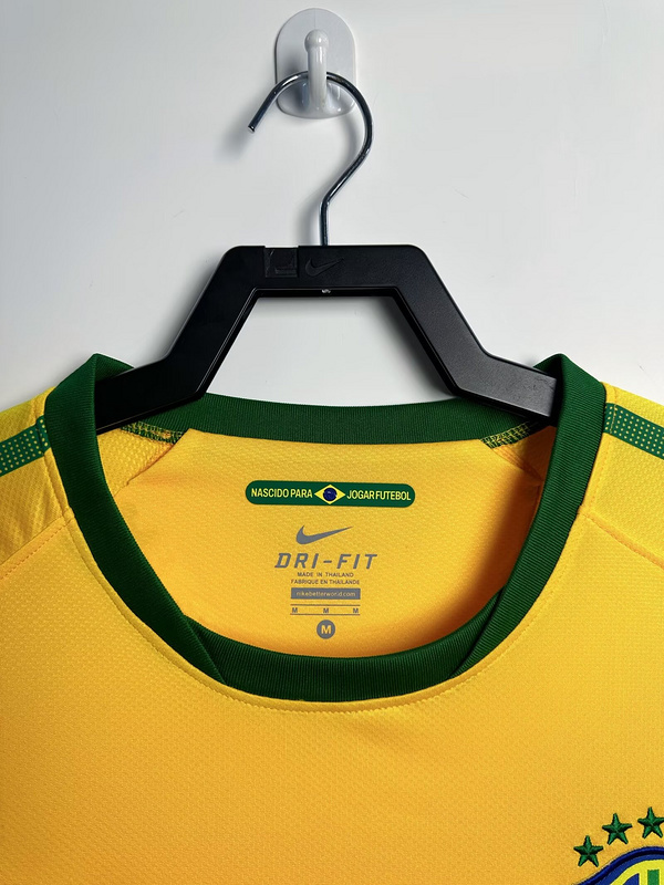 2010  Retro  Nation  Brazil  Home  jersey