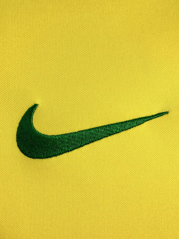 1998  Retro  Nation  Brazil  Home  long sleeves  jersey