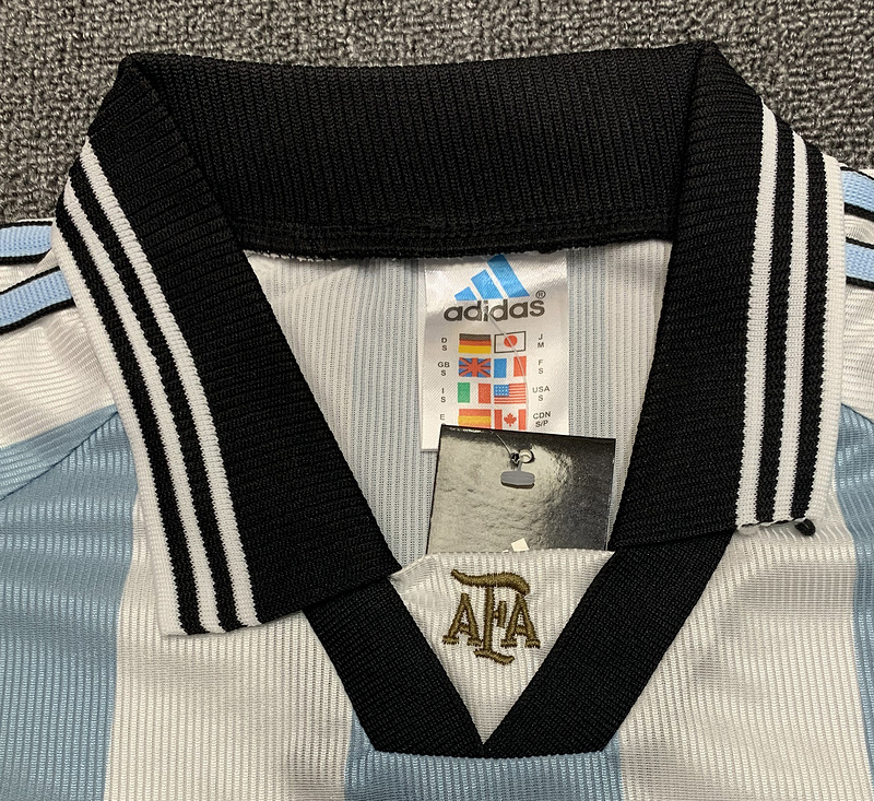 1998 Retro  Nation  Argentina  Home  jersey