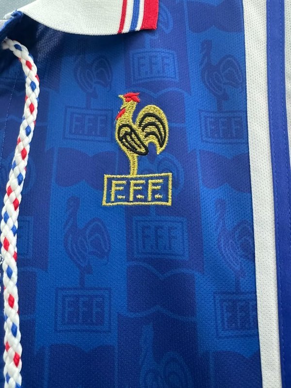 1996  Retro  Nation  France  Home  jersey